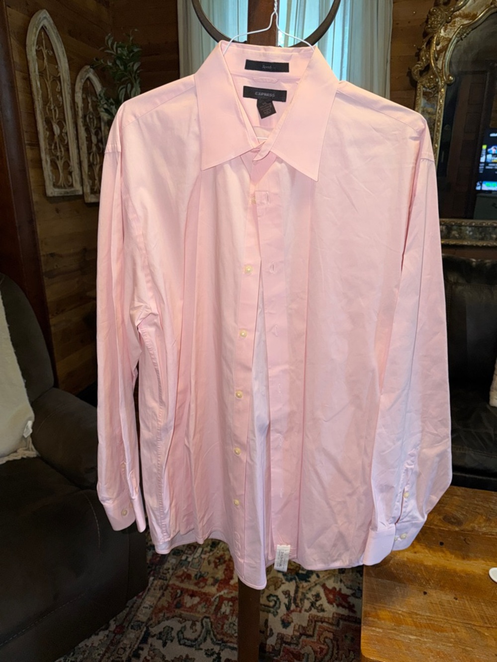 Express Men’s Dress Shirt - Pale Pink